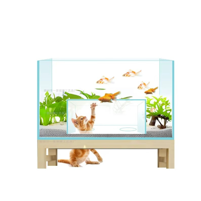 Fish Toys For Aquarium - Domek dla kota i akwarium-zabawka, kreatywne