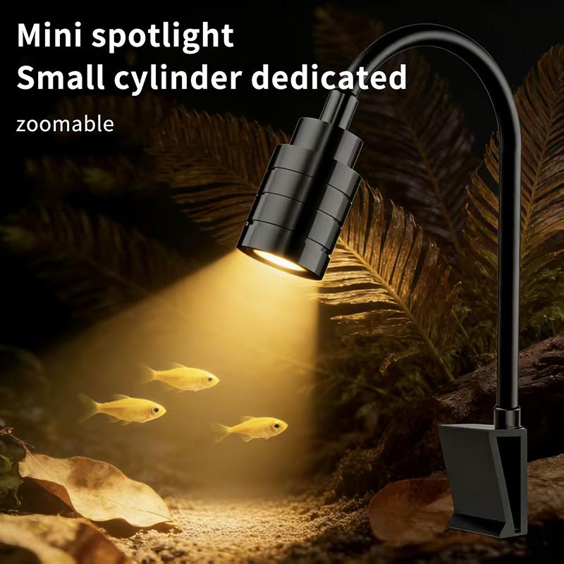 Aquarium Fish Light Lamp - Reflektor akwariowy 3W do akwariów południowoamerykańskich,