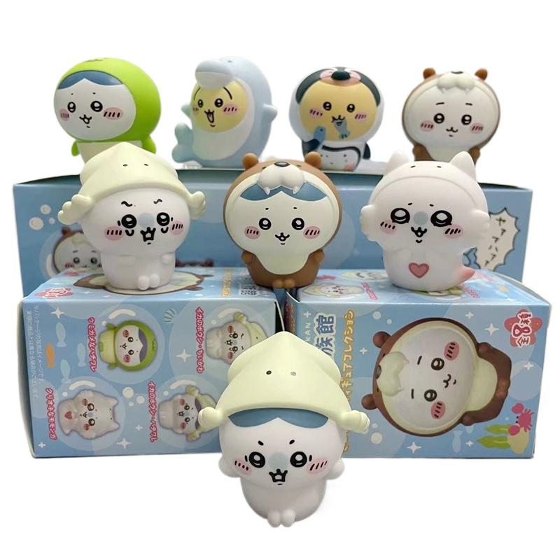 Fish Toys For Aquarium - 8 sztuk/pudełko Kawaii Chiikawa Aquarium Blind