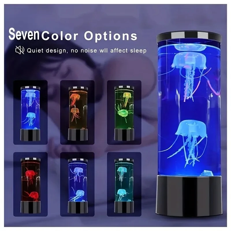 Fish Toys For Aquarium - Lampa Meduza LED Pilot Zdalnego Sterowania