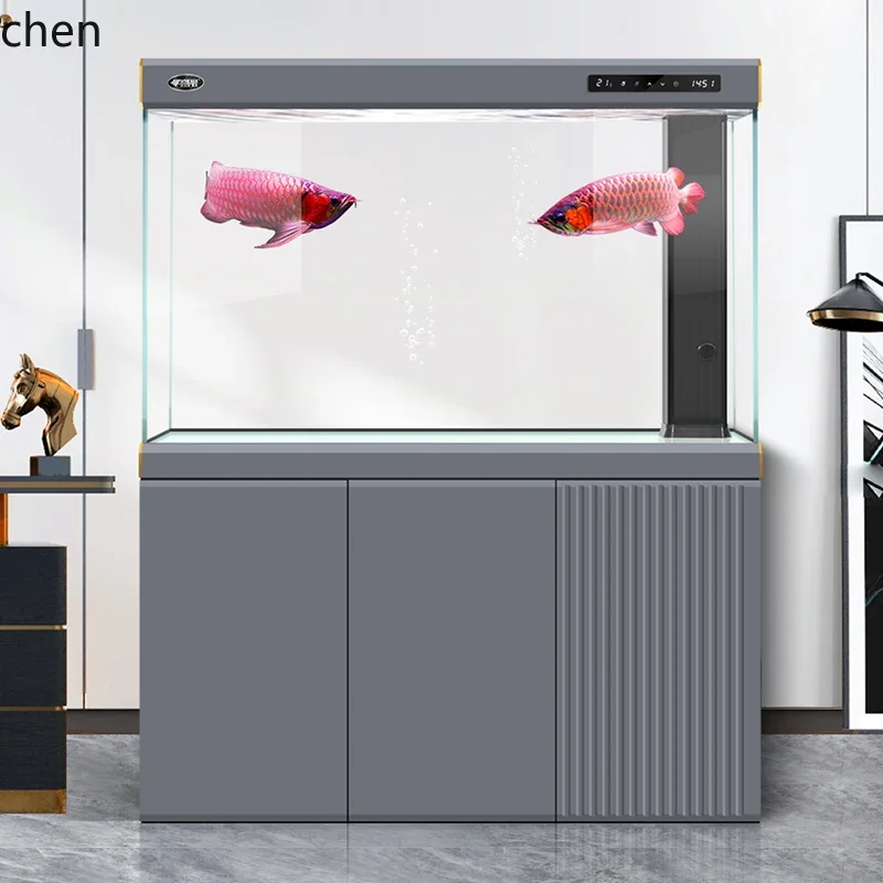 Aquarium Fish Dragon - Akwarium do salonu, ultra przezroczyste szkło,