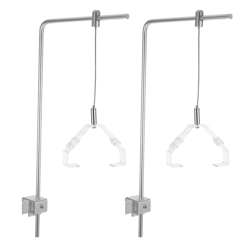 Aquarium Fish Light Lamp - AB41-2 szt. Aluminiowy uchwyt na lampę