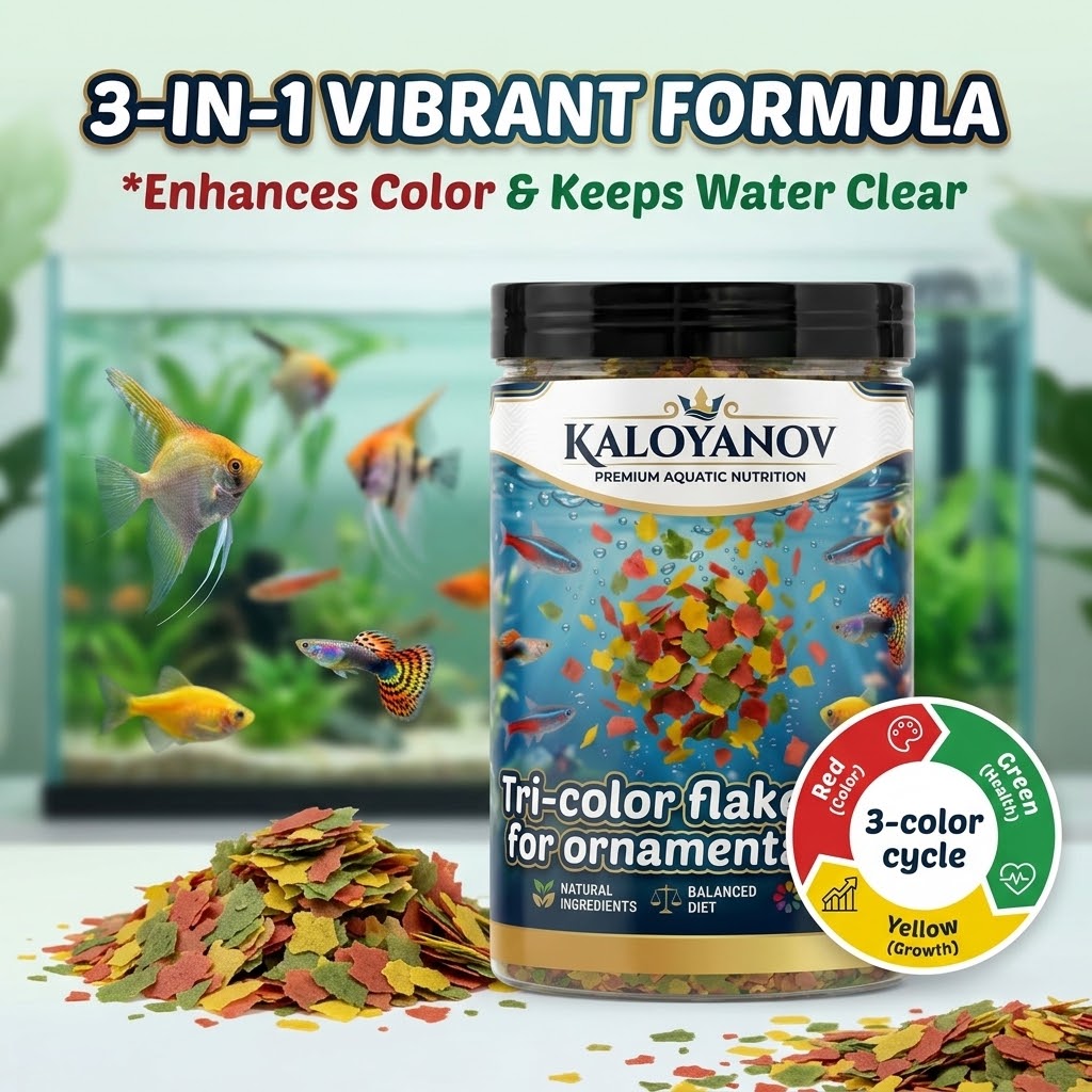Tetra Fish In Aquarium - Wysokiej jakości trójbarwna karma dla ryb