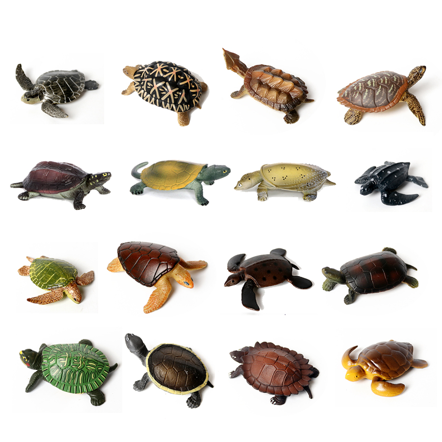 Fish Toys For Aquarium - Realistyczne miniatury życie morskie żółwiem morskim