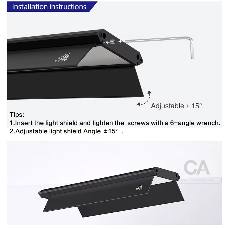 Akcesoria do lamp akwariowych  – Aquarium Fish Light Lamp recenzja i cena
