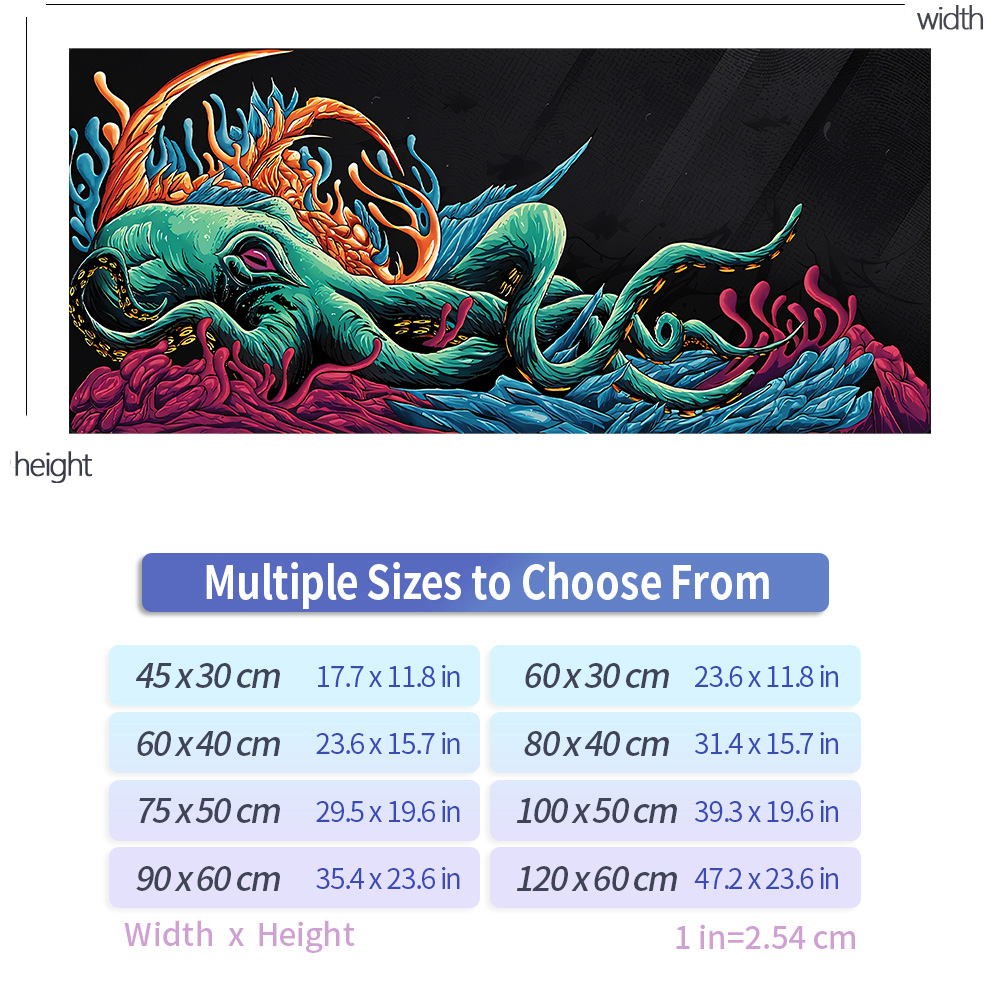 Naklejka w tle akwarium - Octo – Aquarium Fish Monster recenzja i cena