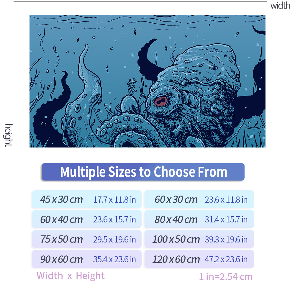 Naklejka w tle akwarium - Octo – Aquarium Fish Monster recenzja i cena