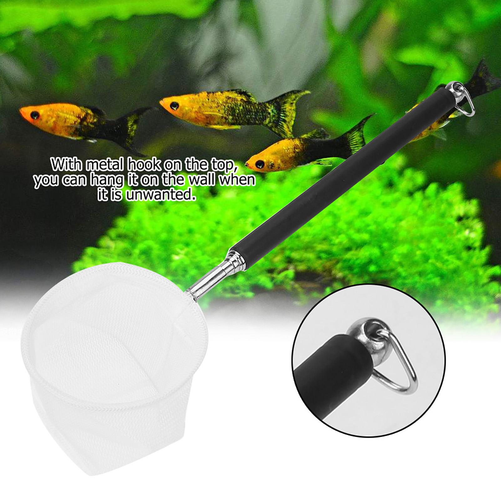 Regulowana siatka do akwarium  – Aquarium Fish Net recenzja i cena