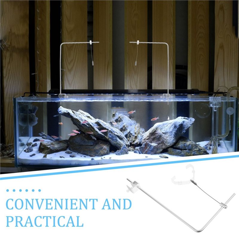 AB41-2 szt. Aluminiowy uchwyt  – Aquarium Fish Light Lamp recenzja i cena