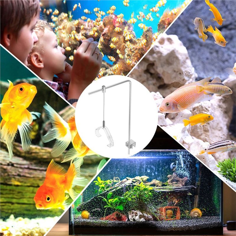 AB41-2 szt. Aluminiowy uchwyt  – Aquarium Fish Light Lamp recenzja i cena