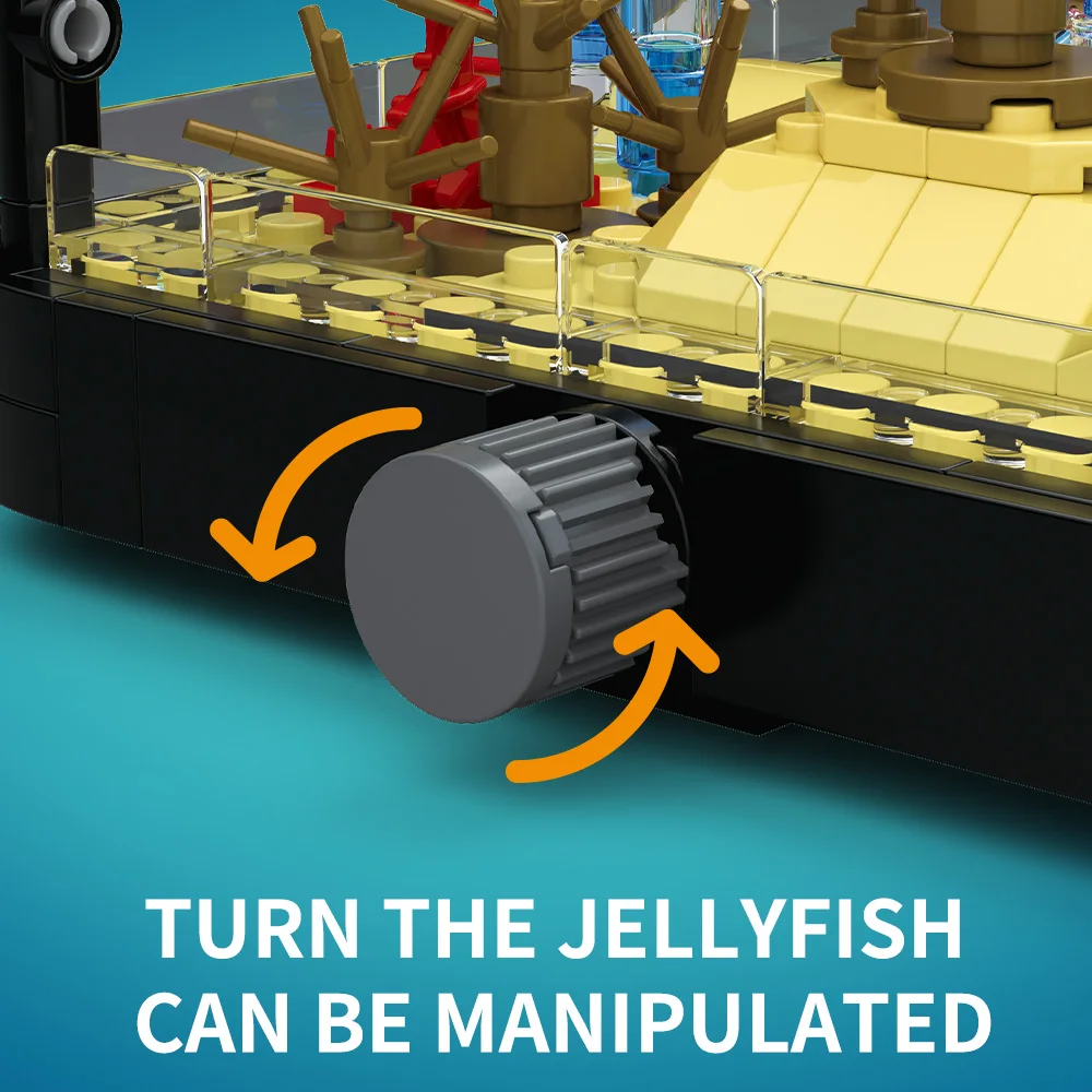 Zestaw klocków do budowy akwar – Fish Toys For Aquarium recenzja i cena