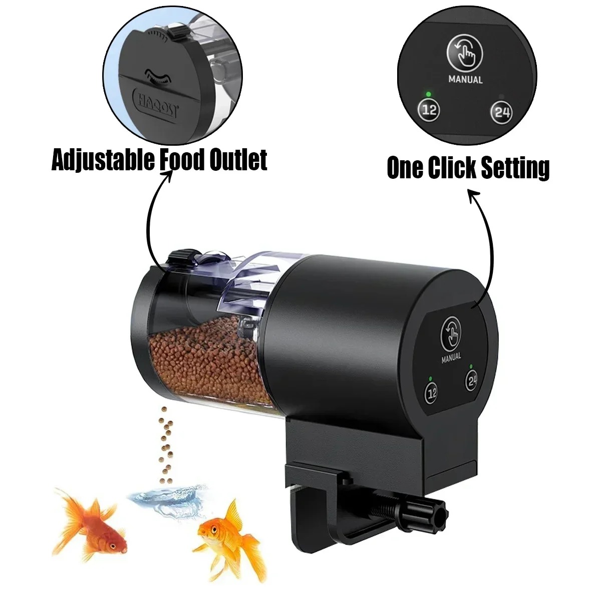 Automatyczny karmnik dla ryb o – Aquarium Fish Feeder Automatic recenzja i cena